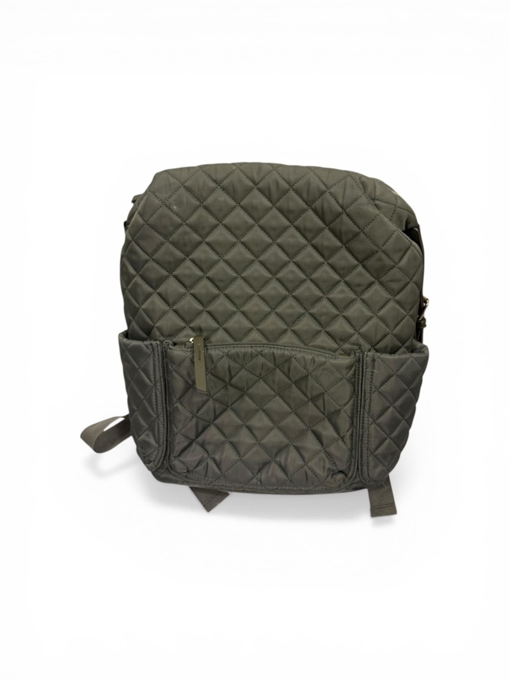 Tommy Bahama Quilted Olive Backpack with Front Pocket